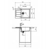 FRANKE ensemble T90Č S2D 611-78 XL noir + FP 9000.071 onyx