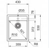 FRANKE Ensemble T52Č SID 610-40 noir + FP 9000.071 onyx