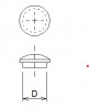 Cache - bouchon a tenon 35mm pin
