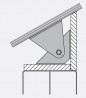 SEVROLL 222650 support grenier armoires pour plafonds inclinés