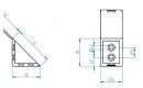 STRONG équerre de liaison plastique grand blanc (02)