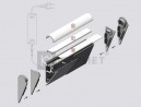 StrongLumio profilé LED Walle 12 porteur blanc 2000mm