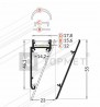 StrongLumio profilé LED Walle 12 porteur blanc 2000mm