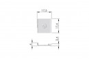 IF-PK2 PRO 18/19 mm cache-vis pour support étagere, gris