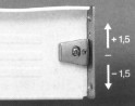 FGV tiroir, glissiere a rouleaux avec côtés, H53/550mm/25kg, blanc