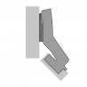 HETTICH 9088020 Sensys 8639i charniere d’angle 45° encastrée W45 B-25 TH52 SiSy
