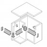 TULIP Gola porte profil J 4,1m imitation inox
