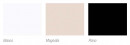 REHAU Accessoires profils de guidage pour crystal-line magnolia brillant 900x150