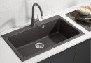 BLANCO 521813 évier Naya XL 9 sans excentrique Silgranit PuraDur gris roche BLANCO 521813 évier Naya XL 9 sans excentrique Silgranit PuraDur gris roche