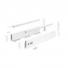 K-HETTICH Atira tiroir 176, 520mm/30kg, reling, blanc, SiSy