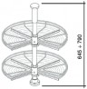 VIBO TB500/2 tige carrousel pour double panier
