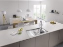 BLANCO 523002 évier Andano XL 6S-IF Compact InFino avec excentrique inox