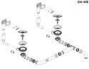 BLANCO 522983 évier Andano 340/340-U InFino sans tirant acier inoxydable soie br
