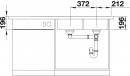 BLANCO 521664 Évier Divon II 8S-IF InFino sans excentrique inox soie brillant