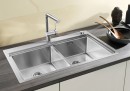 BLANCO 521663 Évier Divon II 8-IF InFino sans excentrique inox satiné brillant