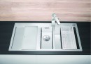 BLANCO 521645 Évier Claron 6 S-IF InFino c/tige inox soie brillante