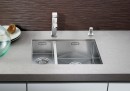 BLANCO 521614 Évier Zerox 340/180-U InFino sans tige inox soyeux brillant