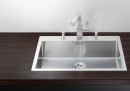 BLANCO 521634 évier Claron 700-IF/A InFino c/tige inox satiné brillant