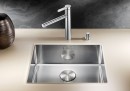 BLANCO 521577 évier Claron 500-U InFino sans tirant inox soie brillant