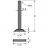 HETTICH 9318259 Vis réglage plinthe M8/70