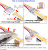 StrongLumio ruban LED 24V COB 22W/m (608 LED/m) - 10mm CCT