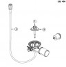 BLANCO 232459 Ensemble accessoires commande vidange InFino avec câble