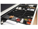 KES 009168 LiniQ buffet insert pour pots a épices 137x472 frene noir