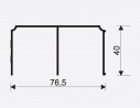 SEVROLL 06022 Gemini guidage supérieur 3m graphite