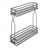 StrongWire double panier latéral 200mm seul gris foncé