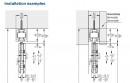 HAWA 10194 Junior 80 quincaillerie intérieure coulissante guidage supérieur 2.5m