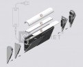 StrongLumio profilé LED Walle 12 couvre anodisé 4050mm
