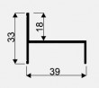 SEVROLL 02383 Everest rail de guidage 3m oliva