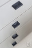TULIP bouton Envel 32 noir mat + vis
