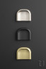 TULIP Knop Tonk noir mat