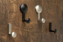 TULIP porte-manteau Gant noir mat + vis