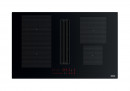 FRANKE Plaque induction avec extracteur vapeur FMA 8381 HI verre noir/graph. bla