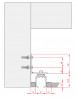 TERNO porte coulissante intérieure 40-80kg, art. S.155-ZN support guide supérieu