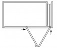 K-HAWA Folding Concepta III 20 Tirant pour boîtier 1200 - 2200mm noir P