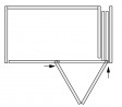 K-HAWA Folding Concepta III 20 Push en boîtier 1200 - 2200mm noir P