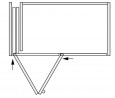 K-HAWA Folding Concepta III 25 Tirant pour gaine 1900 - 2700mm argenté L