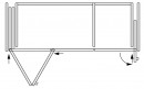 K-HAWA Folding Concepta III 25 Coulissant dans coffre 1900-2700mm 3 vantaux arge