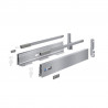K-HETTICH Atira tiroir 176, 300mm/30kg, relings, argent, SiSy