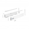 K-HETTICH Atira tiroir 176, 300mm/30kg, relings, blanc, SiSy