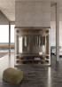 TERNO Fine ensemble complet de profils pour porte int. 1400x2700mm,28mm, argent