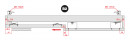 TERNO Frontalino ensemble pour 2 portes K.1091.2