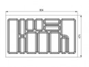 StrongIn buffet 804x474 mm pour StrongBox blanc