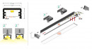 StrongLumio profilé LED Slim 8, 2000mm argenté anodisé
