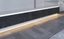 StrongLumio profilé LED Slim 8, 2000mm noir elox