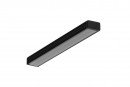 StrongLumio profilé LED Slim 8, 2000mm noir elox