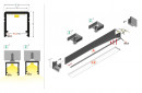 StrongLumio profilé LED Smart 10, 2000mm alu elox
